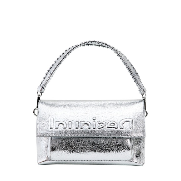 Desigual Silver Crossbody Bag - Picture 1 of 6